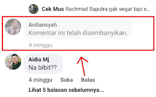 Cara Menyembunyikan Komentar di Facebook Agar Tidak Dilihat Orang Lain