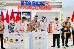 Jokowi Resmikan Revitalisasi Stasiun Manggarai Tahap 1