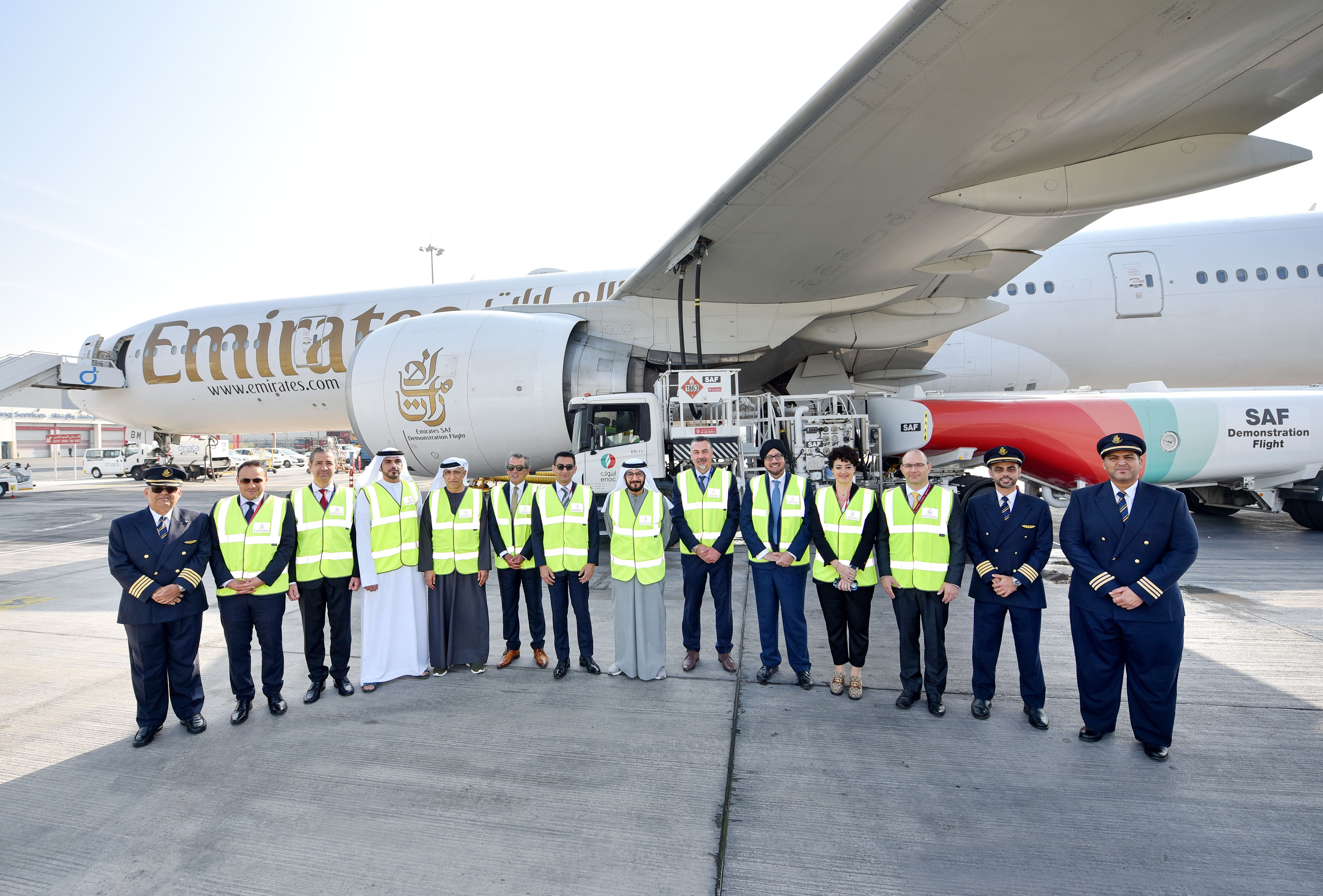 Emirates Operates Demonstration Flight Using 100% Sustainable Aviation Fuel | MORE THAN FLY | News - Aviation - Photos