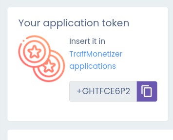 Earn money online from Traffmonitizer, traffmonitizer app token