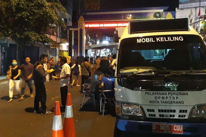 Mobil Keliling DPMPTSP Hadir di Culinary Night