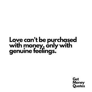 no love without money quotes