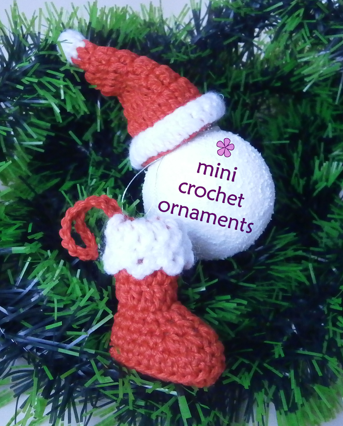Mini Crochet Christmas Ornaments