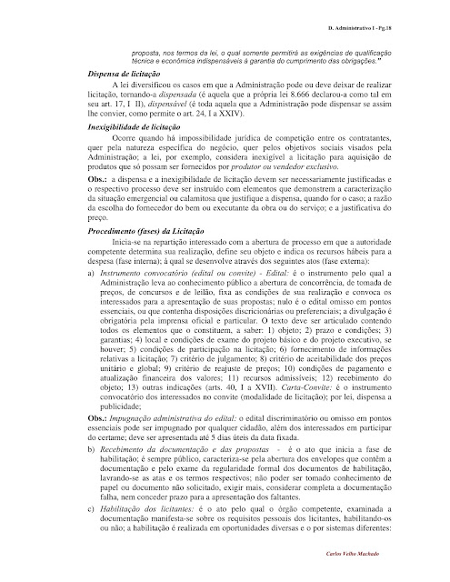 DIREITO ADMINISTRATIVO PARA CONCURSOS PDF
