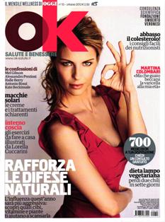 OK Salute e Benessere - Ottobre 2012 | ISSN 1825-9375 | PDF HQ | Mensile | Salute | Benessere | Medicina
In edicola dal 18 maggio 2005 con il nome OK La salute prima di tutto e, dal numero di marzo 2012, con la testata OK Salute e Benessere è un giornale con un approccio nuovo ai temi della salute e del benessere: chiarezza nella scrittura, piacevolezza nella lettura, serietà dei contenuti. Il mensile fa parte del sistema Oggi ed è diretto da Eliana Liotta. La consulenza scientifica è affidata alla Fondazione Umberto Veronesi. 
OK Salute e Benessere raccoglie il racconto in prima persona di disturbi fisici o psicologici di noti protagonisti della vita pubblica: attori, intellettuali, sportivi, politici, scienziati. Le confessioni sono come una porta d'ingresso per la comprensione di temi a volte non facili da raccontare. 
Ogni mese un personaggio campeggia in copertina mimando con la mano il gesto che dà il nome alla testata. Tanti i volti celebri che in questi anni hanno accettato di posare per la cover e di confessare qualcosa di estremamente personale come un problema di salute: da Fiorello a Monica Bellucci, da Sophia Loren a Martina Stella, da Carlo Verdone a Michelle Hunziker, da Claudio Baglioni a Francesco Totti. L'obiettivo del giornale è quello di coniugare l'estrema piacevolezza della lettura con la serietà dei contenuti scientifici, su cui veglia la Fondazione Veronesi. 
Queste le parole di Umberto Veronesi su OK: «Il taglio inedito del mensile consente di raccontare un tema come la salute con un sorriso, con parole delicate, immagini di alta qualità, ma anche un forte rigore scientifico». 
Medici di chiara fama collaborano con la testata, che ha anche grande attenzione per l'immagine: in ogni numero si possono ammirare i lavori di celebri fotografi a corredo dei servizi giornalistici.