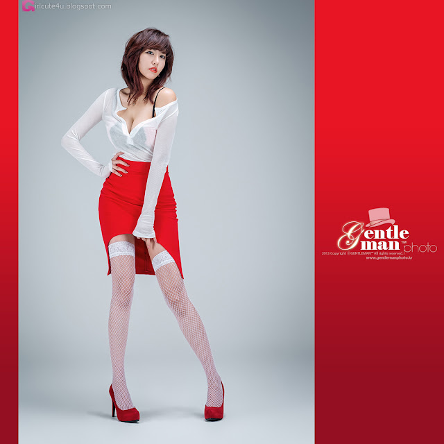 4 Sexy Red - Jung Yu Ri -Very cute asian girl - girlcute4u.blogspot.com