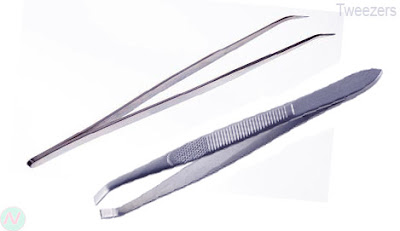 tweezers, ছোট চিমটা; সন্না