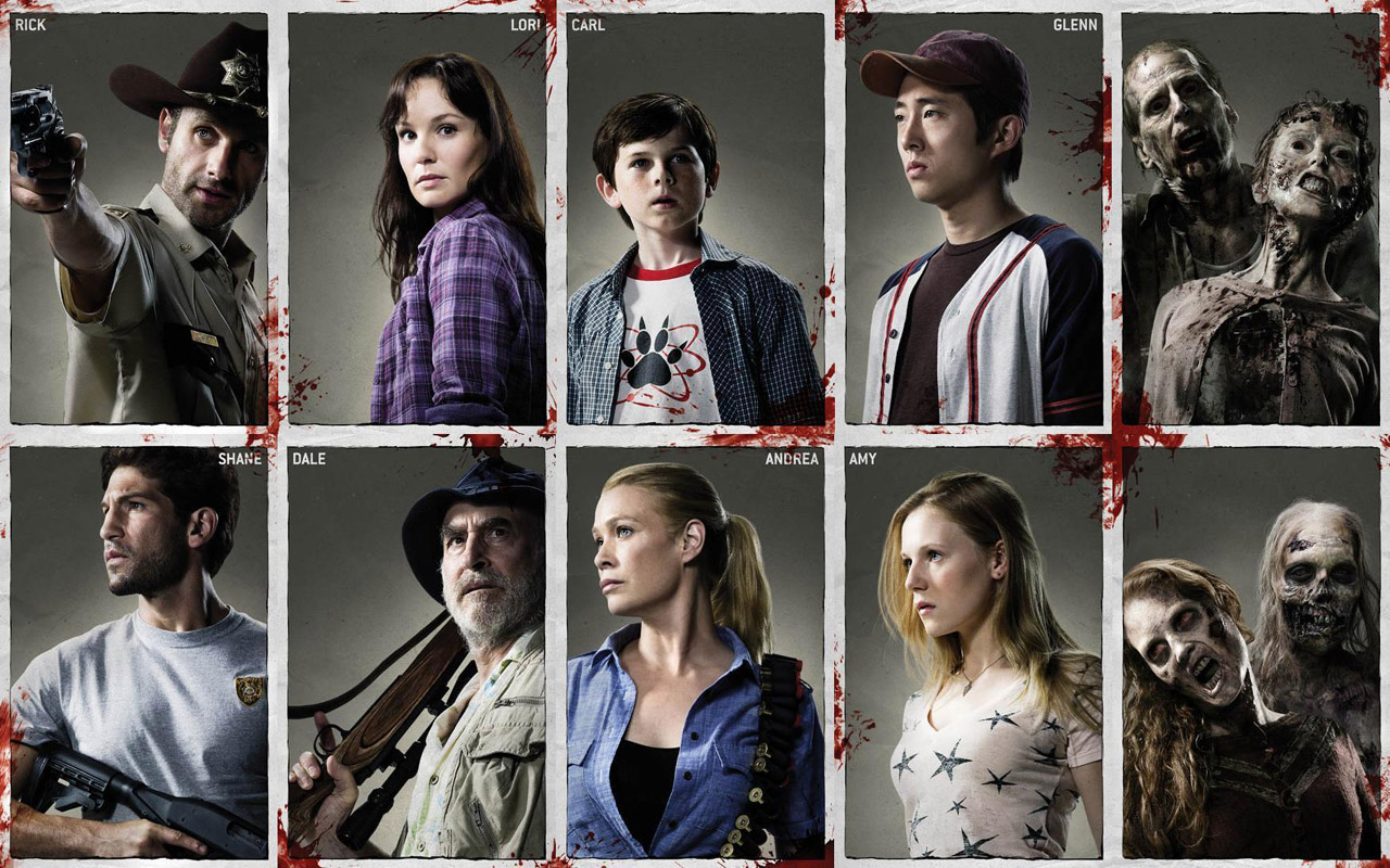 the WALKING DEAD is an awesome post apocalyptic zombie tv