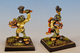 Orc Villager C46, Citadel Miniatures (1988, sculpted by Trish Carden)