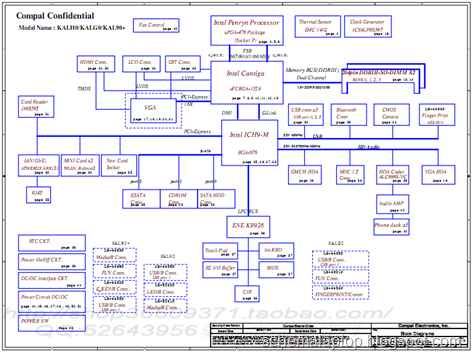 Acer Aspire 4736G–Compal LA-4494P Free Download Laptop Motherboard Schematics 