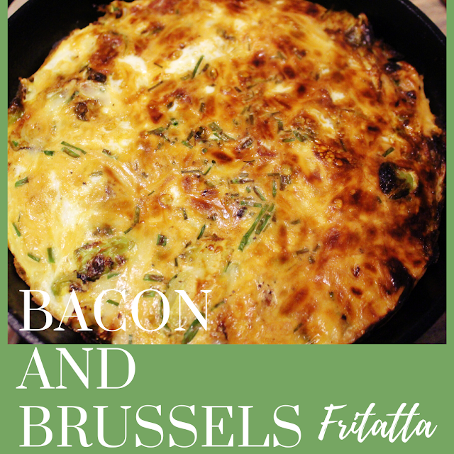 Brussels Sprout, Bacon and Gruyère Frittata