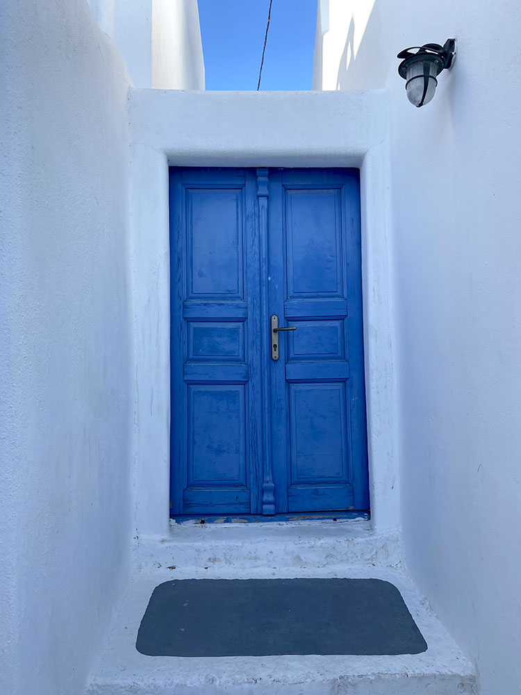 Bianco e blu di Grecia
