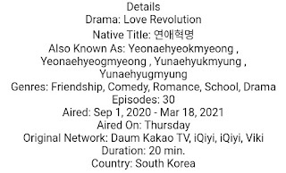 Drama korea love revolution