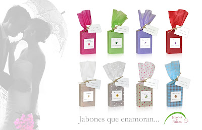 Jabones para regalo de boda