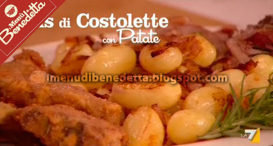 Bis di Costolette di Agnello con Patate di Benedetta Parodi