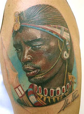 tattoo african artificial selection