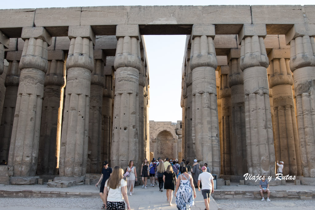 Patio solar de Amenhotep III, Luxor