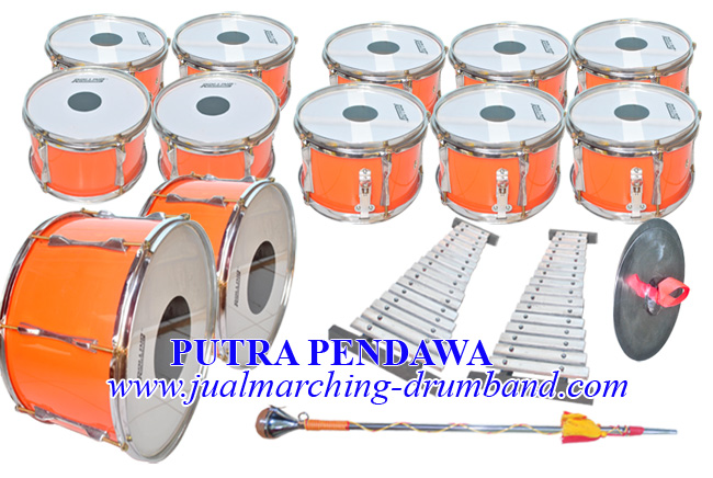 JUAL 1 SET ALAT DRUM BAND TK KW TERBAIK (HEAD IMPORT) 16 ALAT