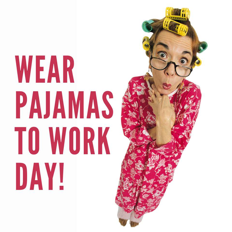 Wear Pajamas to Work Day Wishes for Whatsapp