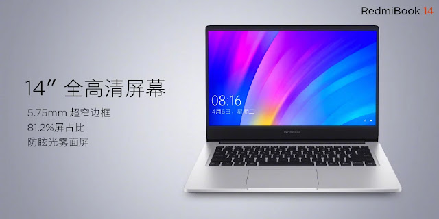 Laptop RedmiBook 14 Resmi diluncurkan Dengan 8 Gen Core i7, GeForce MX250 Dan 10 Jam Masa Pakai Baterai