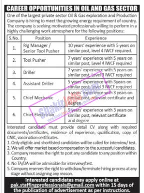 OGDCL Jobs 2024