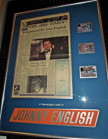 Johnny English newspaper prop