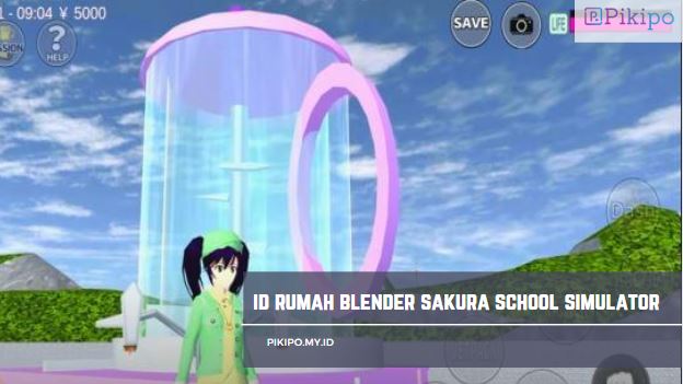 ID Rumah Blender Mewah di Sakura School Simulator