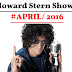 Howard Stern Show April 2016 Complete 