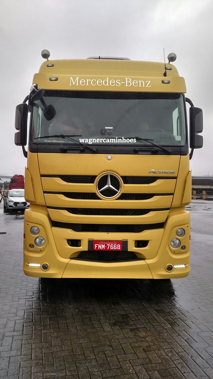 Mercedes Benz actros. Diario de bordo de um caminhoneiro.