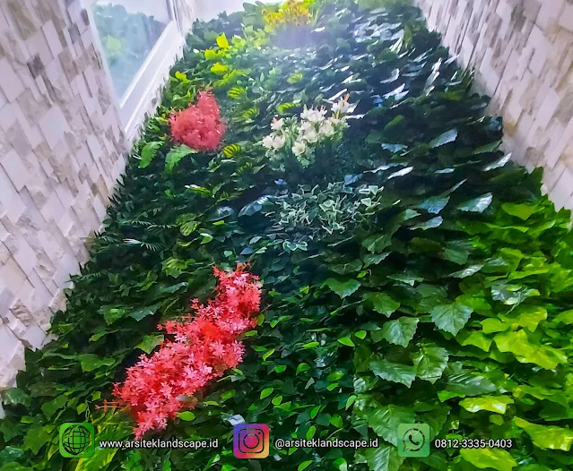 jasa vertical garden artificial sintetis mojokerto
