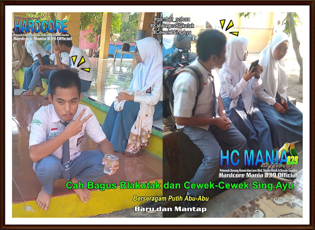 Gambar Siswa-Siswi SMA Negeri 1 Ngrambe Cover Putih Abu-Abu - Buku Album Gambar Soloan Edisi 7