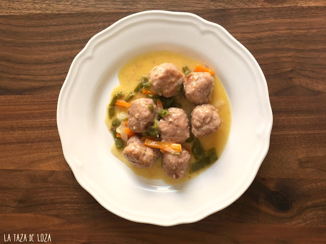 albóndigas-con verduras