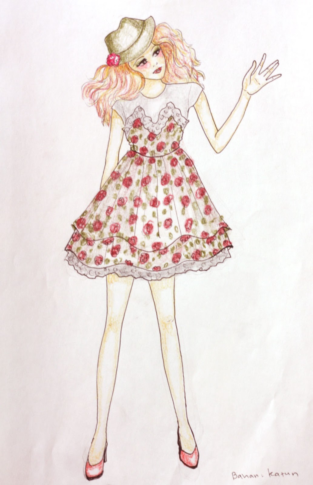 Gallery Sketsafashion Design Flower Dress