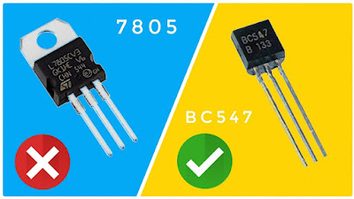 7805 Voltage Regulator From BC547