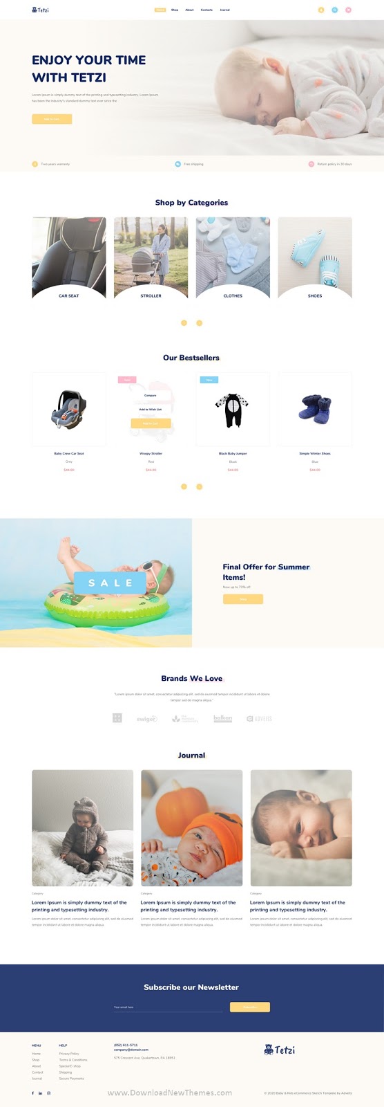 Baby & Kids eCommerce Template