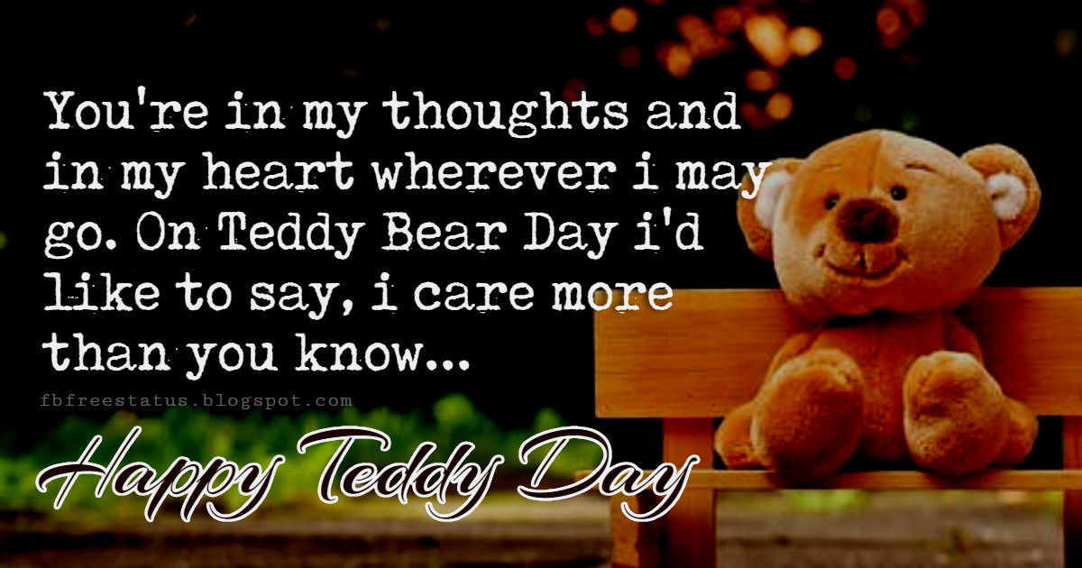 Teddy Day Quotes for Girlfriend and Boyfriend