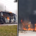  Θεσσαλονίκη: Κάηκε ολοσχερώς λεωφορείο των ΚΤΕΛ που εκτελούσε δρομολόγιο για τα Kοιμητήρια Ευόσμου