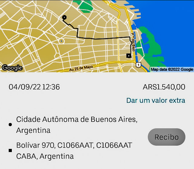 Uber em Buenos Aires