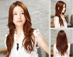 Rambut Panjang potongan artis korea 2.012