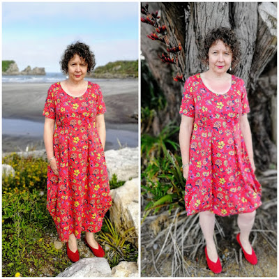 Creates Sew Slow: Vogue 1410 Lynn Mizono Winter Floral Dress