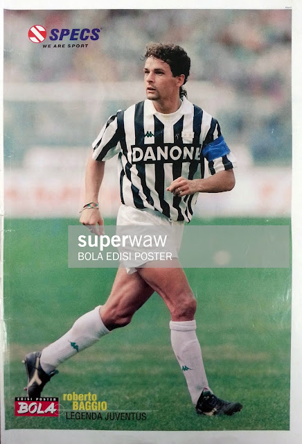 ROBERTO BAGGIO JUVENTUS 1992