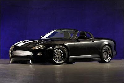 black Jaguar XKR-S Convertible images