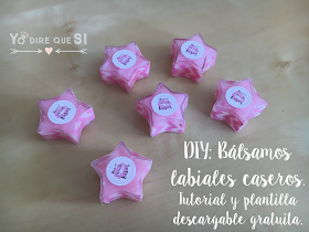 ¿Cómo hacer bálsamos labiales para las invitadas de tu boda? Tutorial y plantilla descargable.