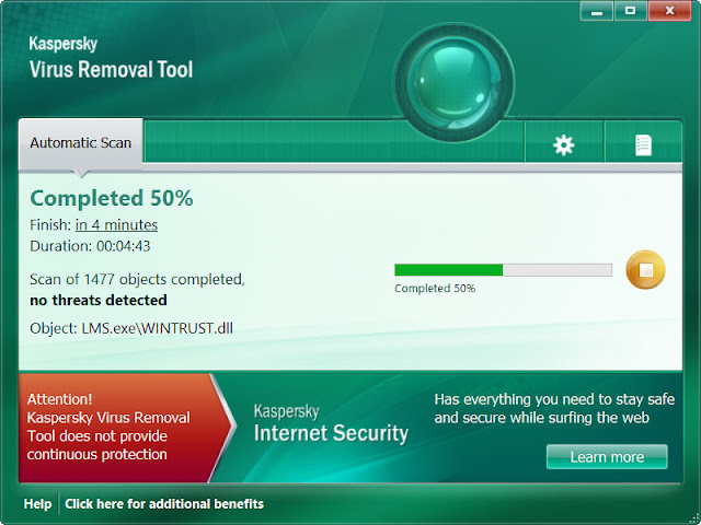 Kaspersky Virus Removal Tool 