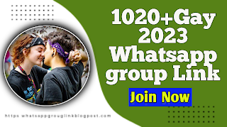 1020+GAY Whatsapp group Link join 2023 list