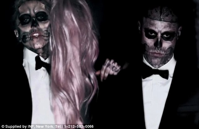 But MailOnline can reveal the man behind the tattoos Rick Genest 