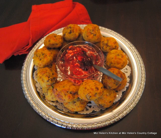 Sweet Potato Sausage Balls at Miz Helen's Country Cottage