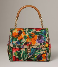 Dolce & Gabbana flower bag, Dolce & Gabbana Dolce flower print bag, borsa a fiori Dolce & Gabbana