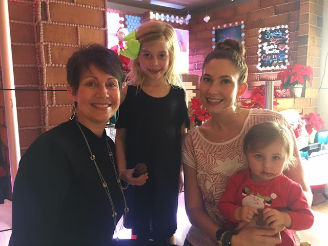 Amy West with her mom and daughters at One Ocean