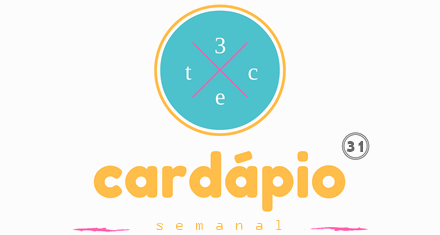 sugestão de cardápio semanal